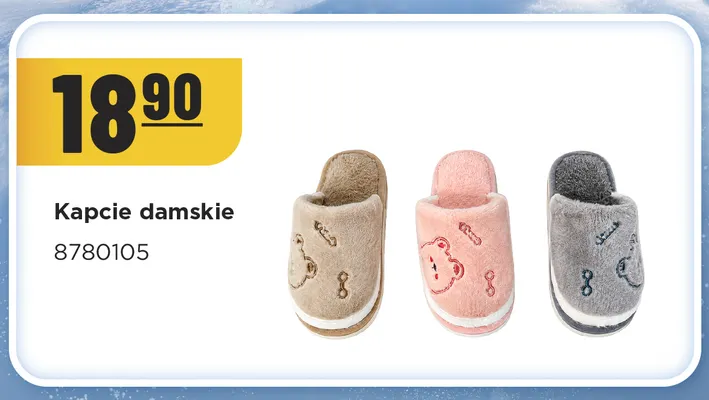 Kapcie damskie 8780105 promocja w MR. DIY