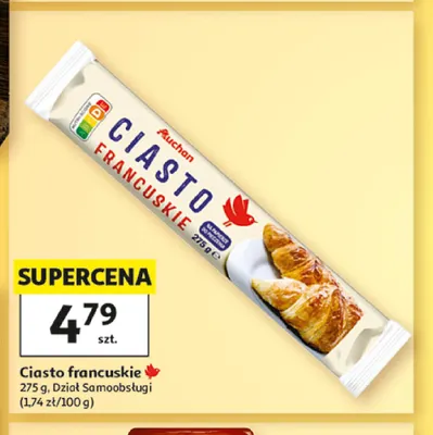 Ciasto francuskie Auchan promocja w Auchan