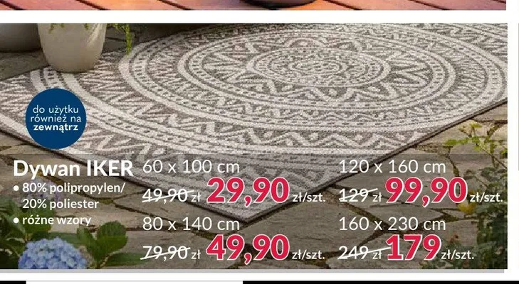 Dywan Iker 80x140 cm promocja w Salony Agata