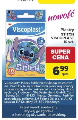 Plastry Viscoplast Stitch promocja w Carrefour