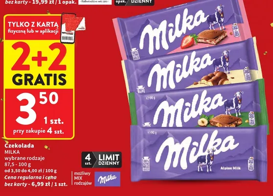 Czekolada Milka promocja w Intermarche