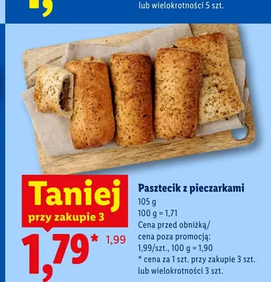 Pasztecik z pieczarkami promocja w Lidl