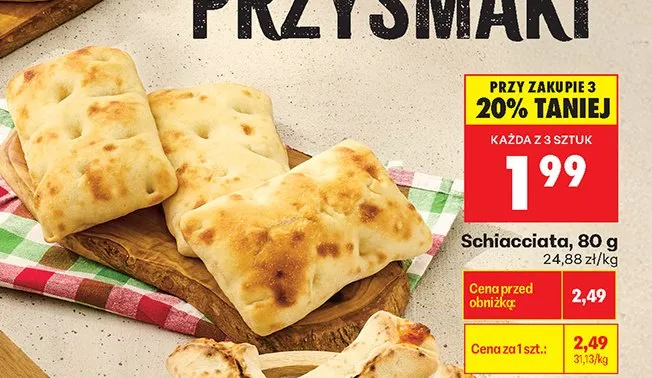 Schiacciata promocja w Biedronka