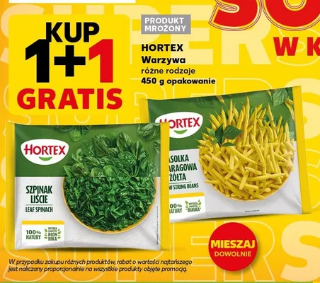 Warzywa różne rodzaje opakowanie promocja w Kaufland