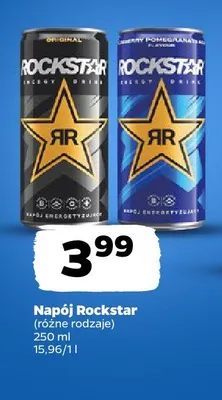 Napój energetyczny Rockstar promocja w Netto