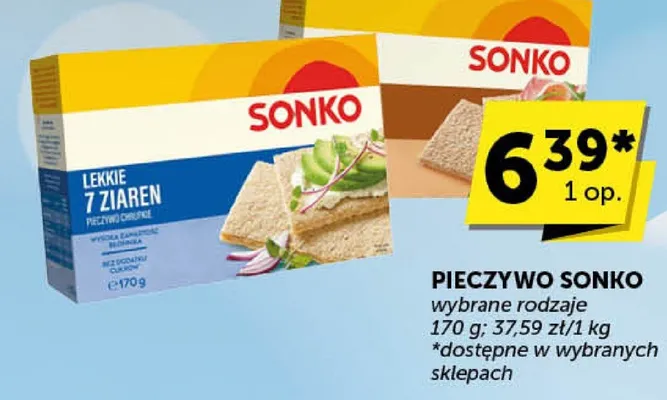 Pieczywo Sonko promocja w Groszek
