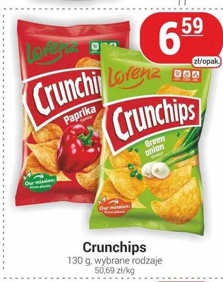 Chipsy Crunchips Green Onion promocja w Delikatesy Sezam