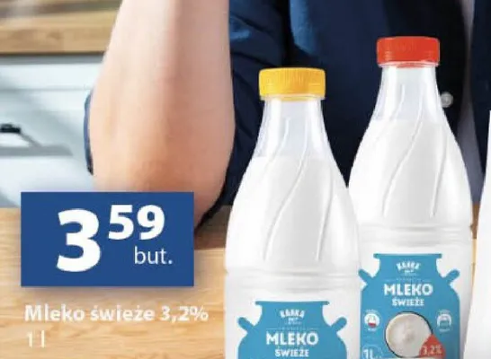 Mleko świeże Kanka 3,2% promocja w Delikatesy Centrum