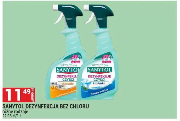 Dezynfekcja bez chloru różne rodzaje promocja w Merkury Market