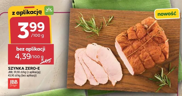 Szynka Zero-E JBB promocja w Stokrotka