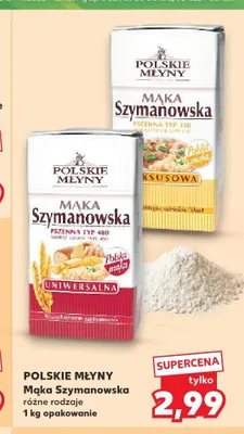 Mąka Szymanowska pszenna typ 480 uniwersalna Polskie Młyny promocja w Kaufland