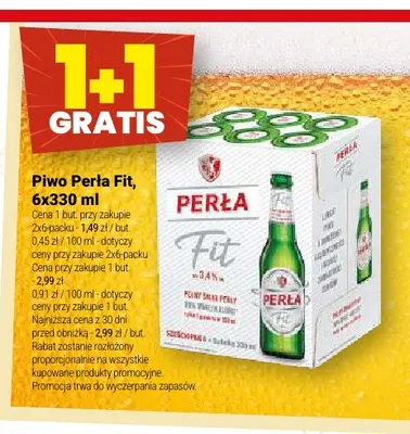 Piwo Perła Fit 6-pak 330 ml promocja w Twój Market