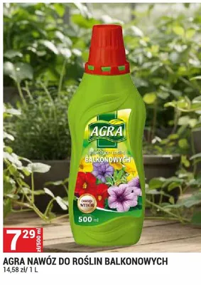 Nawóz do roślin balkonowych Agra promocja w Merkury Market