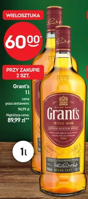Whisky Grant's promocja w Żabka