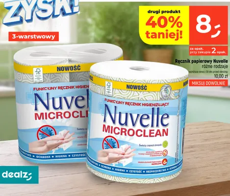 Ręcznik papierowy Nuvelle 3-warstwowy promocja w Dealz