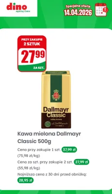 Kawa mielona Classic promocja w Dino