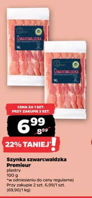 Szynka szwarcwaldzka Premieur promocja w Netto
