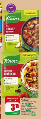 Fix do potraw chińskich Knorr promocja w Dino