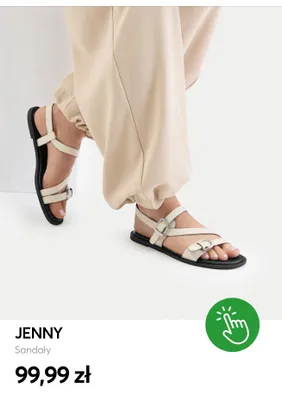 Sandały damskie JENNY promocja w eobuwie.pl