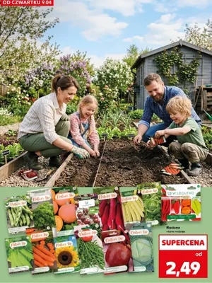 Nasiona warzyw i roślin różne rodzaje promocja w Kaufland