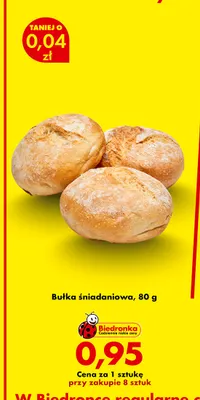 Bułka śniadaniowa promocja w Biedronka