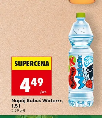 Napój Kubuś Waterrr promocja w Biedronka