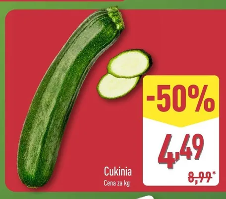 Cukinia promocja w Aldi