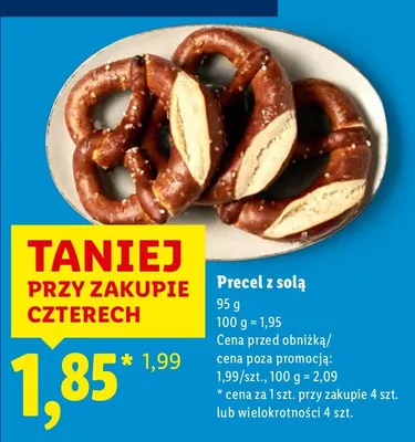 Precel z solą promocja w Lidl