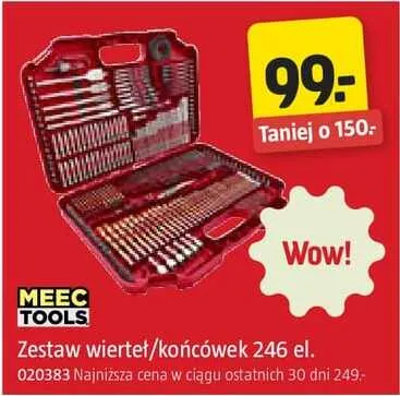 Zestaw wierteł/końcówek Meec Tools 246 el. promocja w Jula