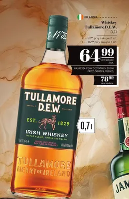 Whiskey Jameson promocja w POLOmarket