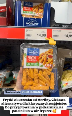 Frytki z kurczaka Morliny promocja w Aldi