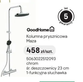 Kolumna prysznicowa GoodHome Maza chrom promocja w Castorama