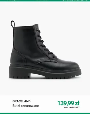 Botki sznurowane Graceland promocja w Deichmann