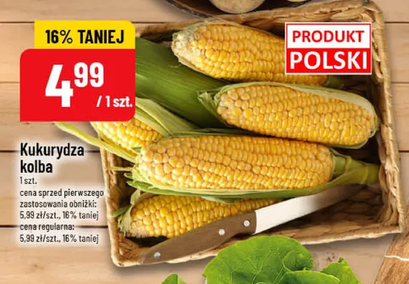 Kukurydza kolba promocja w POLOmarket