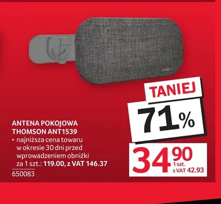 Antena pokojowa Thomson ANT1539 promocja w Selgros