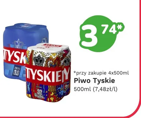 Piwo Tyskie Gronie promocja w Limonka