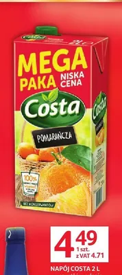 Napój Costa promocja w Selgros