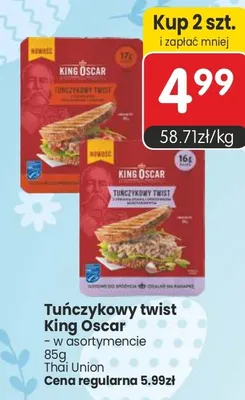 Tuńczykowy twist w asortmencie promocja w Market Point