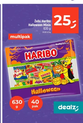 Żelki Haribo Halloween Minis promocja w Dealz