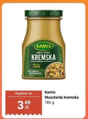 Musztarda kremska Kamis promocja w Biedronka