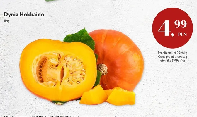 Dynia Hokkaido promocja w Market Point