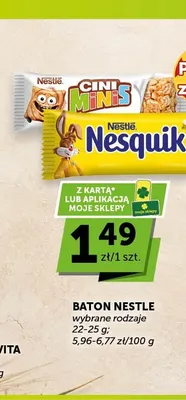 Baton Nesquik Nestlé promocja w Groszek