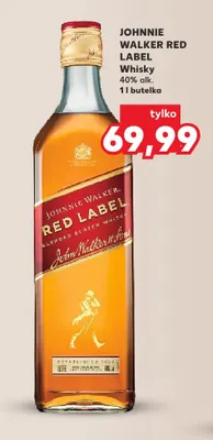 Whisky Johnnie Walker Red Label 40% promocja w Kaufland