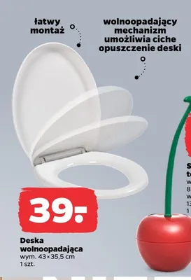 Deska wolnoopadająca 43x35,5cm promocja w Netto