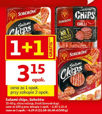 Salami chips promocja w Auchan