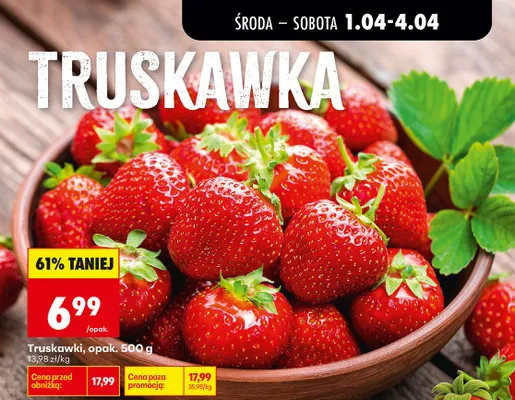 Truskawki promocja w Biedronka