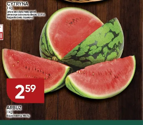 Arbuz włoski promocja w Chata Polska