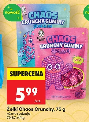 Żelki Chaos Crunchy Gummy Candy Queen promocja w Biedronka