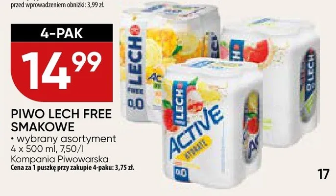 Piwo Lech Free smakowe promocja w Chata Polska