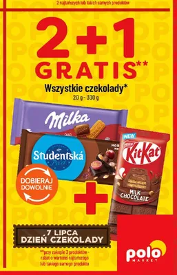 Czekolady promocja w POLOmarket